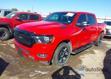 2021 Ram 1500 Lone Star 4X2 5'7 Box z USA, uszkodzony, nr VIN 1C6RREFT3MN690516